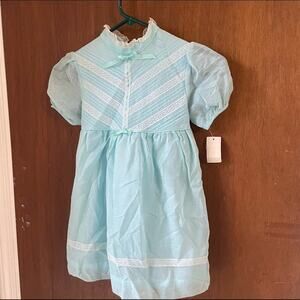 Deadstock new blue child’s dress
